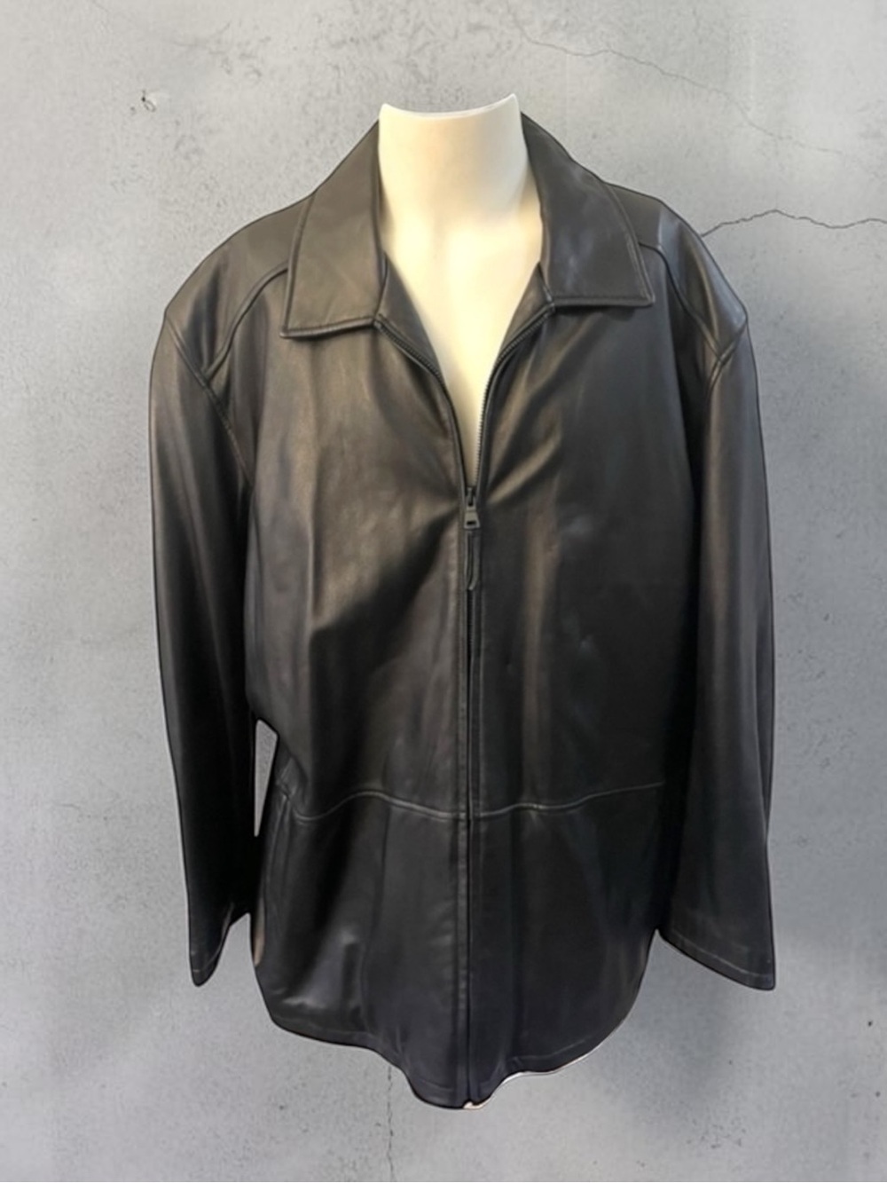 MARC NEW YORK ANDREW MARC LAMB LEATHER JACKET SIZE XL